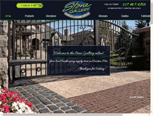 Tablet Screenshot of outdoorstonegallery.com